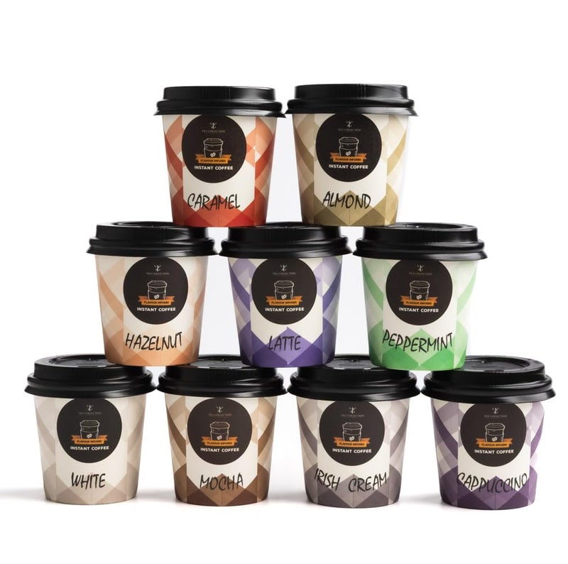 TILZ COLLECTION Coffee Gifts - Instant Coffee Gift Set For Men, 9 Flavoured, Coffee Lover Gifts |Coffee Gifts For Women, Men |Coffee Sampler Gift Set |Coffee Hamper Gifts |Gifts For Men & Women - Image 3